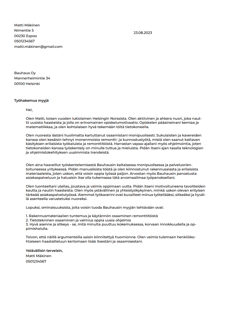 parhaat cv pohjat netissä