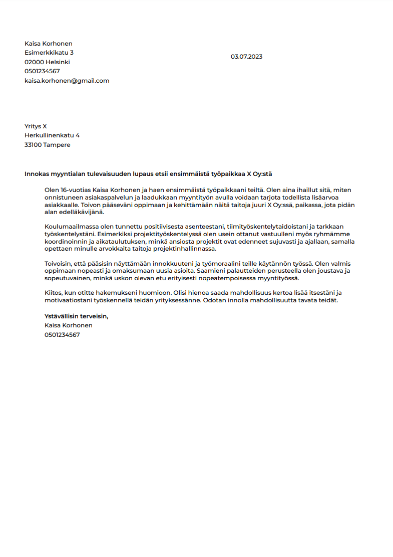 ty-hakemuksen-kirjoittaminen-nuorille-ammattilaisen-vinkit-cvpohjat-fi